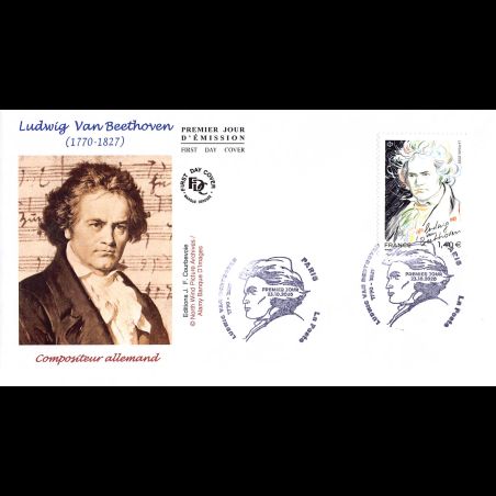 FDC JF - Ludwig van Beethoven (1770 - 1827) - 23/10/2020 Paris