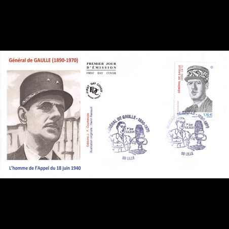 FDC JF - Gal de Gaulle. Appel du 18 juin 1940 - 5/11/2020 Lille
