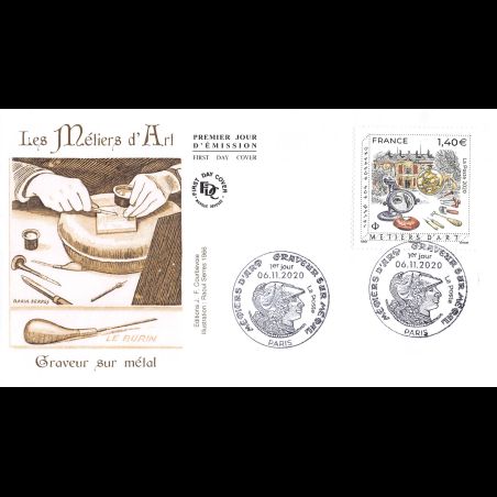FDC JF - Métiers d'art. Graveur sur métal - 6/11/2020 Paris