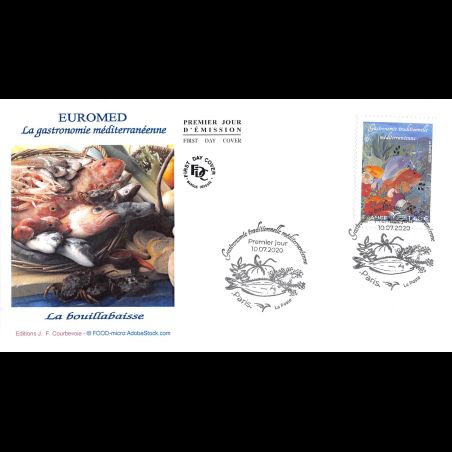 FDC JF - Euromed postal. La bouillabaisse - 10/7/2020 Paris