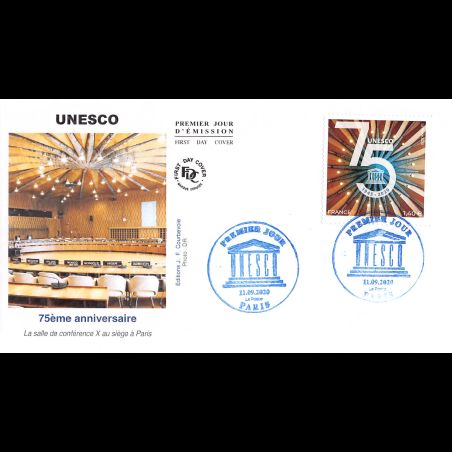 FDC JF - 75ème anniversaire UNESCO - 11/9/2020 Paris