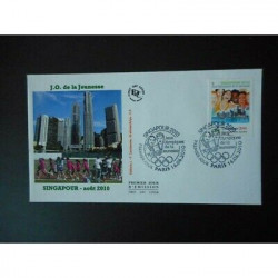 FDC - JO de la jeunesse, Singapour 2010 - oblit 16/6/2010 Paris