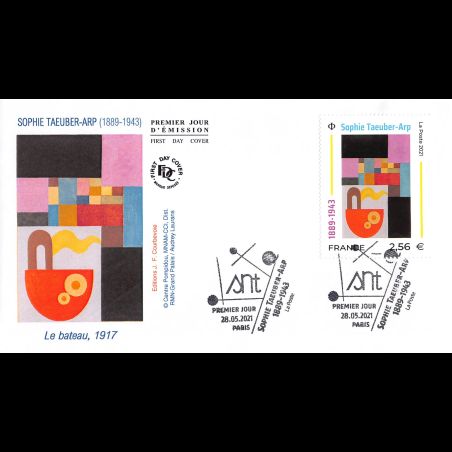 FDC JF - Tableau Sophie Taeuber-Arp (1889 - 1943) - 28/5/2021 Paris