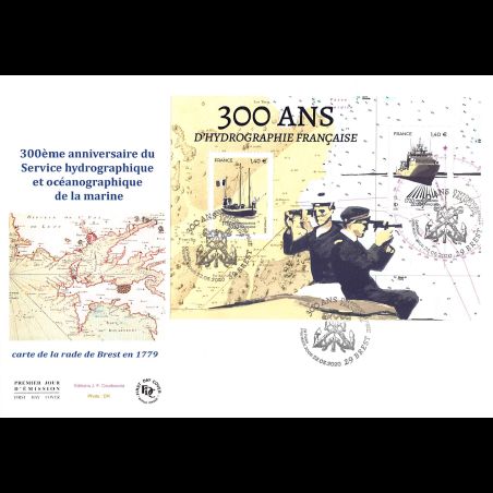 FDC GF JF - Bloc 300 ans d'hydrographie Française - 22/5/2020 Brest