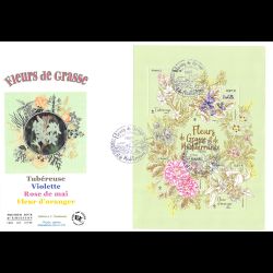 FDC GF JF - Bloc fleurs de...
