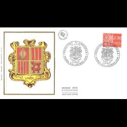 FDC - Blason d'Andorre (TP...