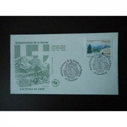 FDC - Rattachement de la Savoie à la France - oblit 27/3/2010 Chambéry