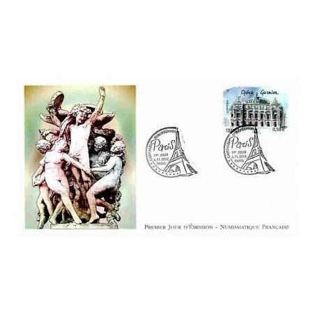 FDC LNF - Capitales européennes, Paris, opéra Garnier, oblit 4/11/10 Paris