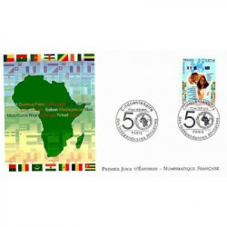 FDC LNF - Cinquantenaire des indépendances Africaines - oblit 13/7/2010 Paris