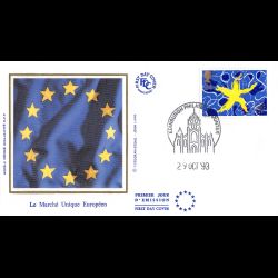 FDC soie - Le marché unique...