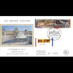 FDC soie - Grand Louvre...