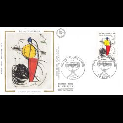 FDC soie - Tennis Roland...