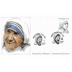FDC LNF - Mère Teresa - oblit 27/5/2010 Paris