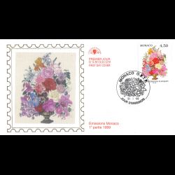 CEF soie - Concours de Bouquets, oblit 18/1/99