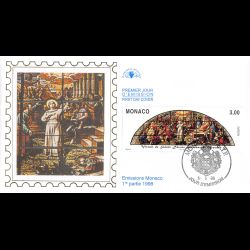 CEF soie - Europa 98, Sainte Dévote, oblit 6/5/98