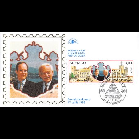 CEF soie - Europa 98, Fête Nationale, oblit 31/5/98
