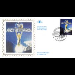 CEF soie - 10e World Music Awards, oblit 6/5/98