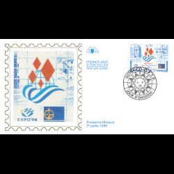 CEF soie - Expo 98 - Lisbonne, oblit 4/9/98