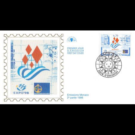 CEF soie - Expo 98 - Lisbonne, oblit 4/9/98