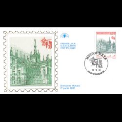 CEF soie - Expo Internationale Milan 98, oblit 23/10/98