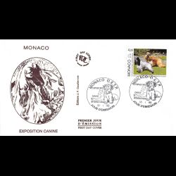 FDC JF - Exposition canine, oblit 18/1/99