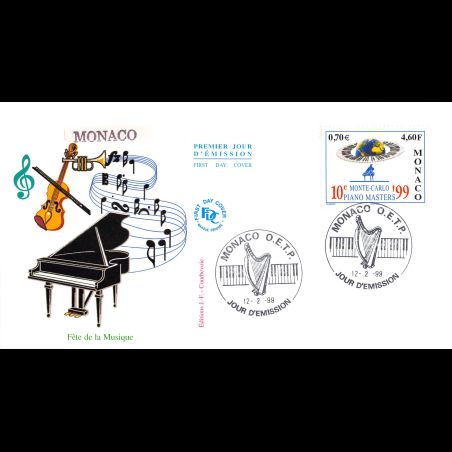 FDC JF - Piano Masters, oblit 12/2/99