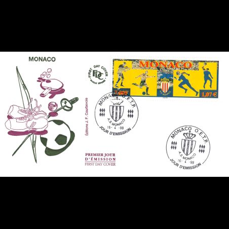 FDC JF - 75e Ann. de l'A.S.M. (2 env.), oblit 16/4/99