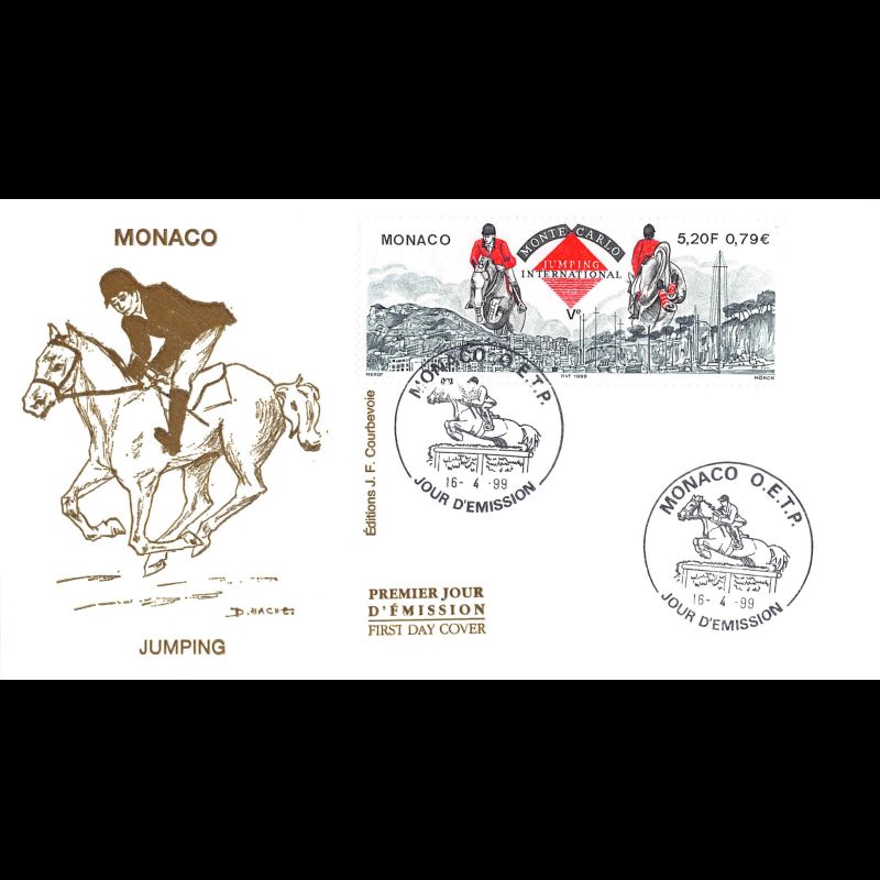 FDC JF - Jumping international, oblit 16/4/99