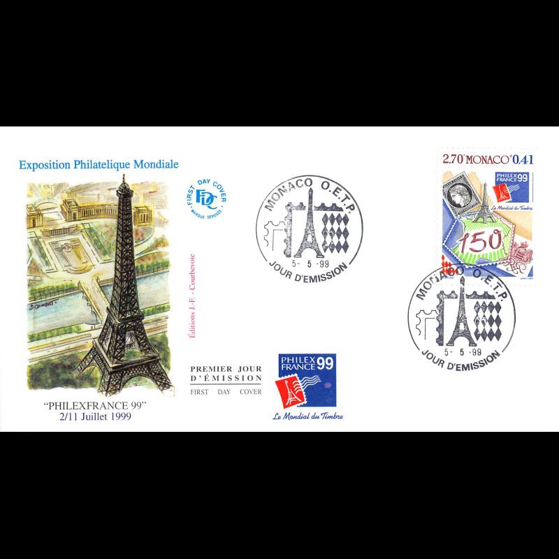FDC JF - Philexfrance 99, oblit 5/5/99