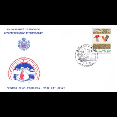 FDC - Festival de Télévision, oblit 4/2/98