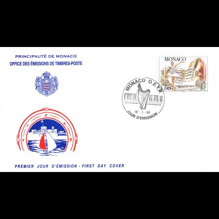 FDC - Printemps des Arts, oblit 19/3/98