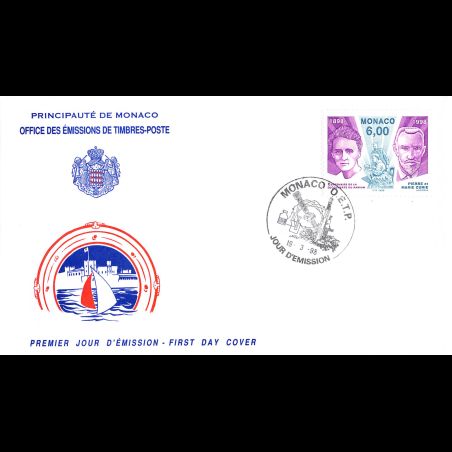 FDC - Découverte du radium, oblit 19/3/98
