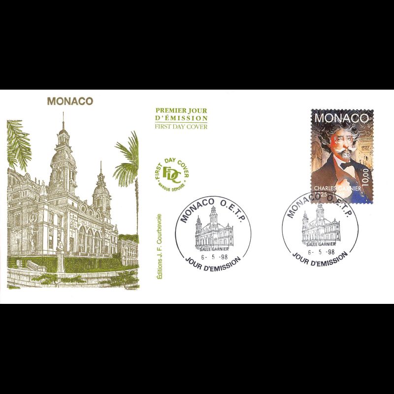 FDC JF - Charles Garnier, oblit 6/5/98