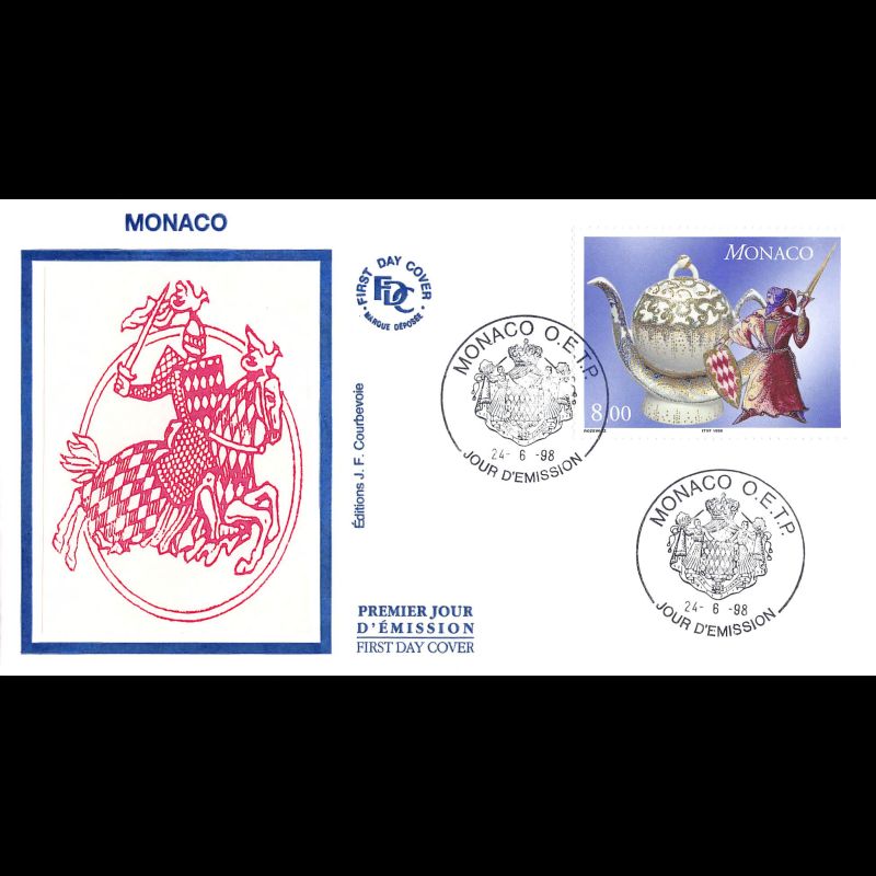 FDC JF - Porcelaine d'art, oblit 24/6/98