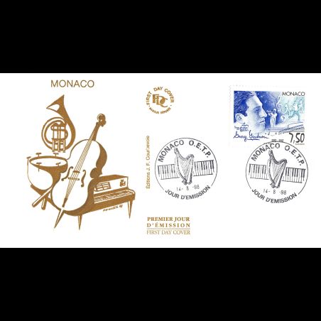 FDC JF - George Gershwin, oblit 14/8/98