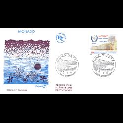 FDC JF - Colloque pollution marine, oblit 4/9/98