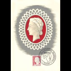 Carte maximum - n° 1263 -...