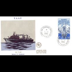 FDC - Navire Le Var - oblit...