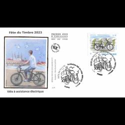 FDC soie - Fête du timbre -...