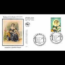 FDC soie - Madame de La...