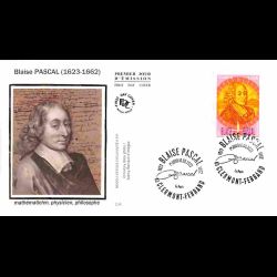 FDC soie - Blaise Pascal,...