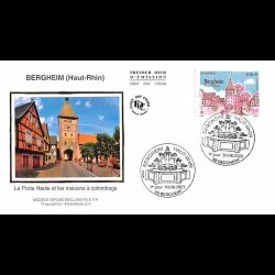 FDC soie - Porte haute et...