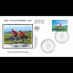 FDC soie - 100 ans...