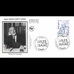 FDC soie - Jules Isaac,...