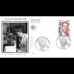 FDC soie - Edmond Locard -...