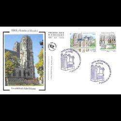 FDC soie - Cathédrale...