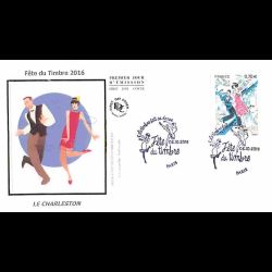 FDC soie - Fête du timbre,...