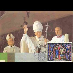 Visite du Pape Jean-Paul II...