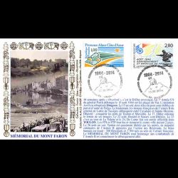 FDC AMIS - Mémorial du Mont...