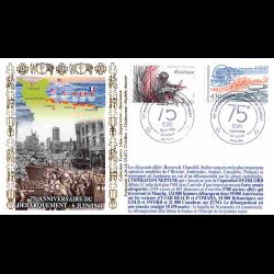 FDC AMIS - 75e anniv. du...